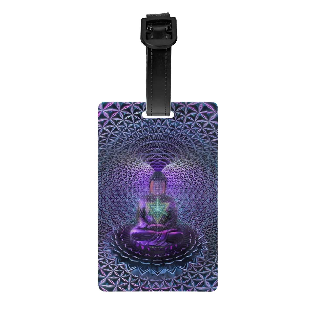 Travel Accessories India - Étiquette de bagage personnalisée Inde Mandala