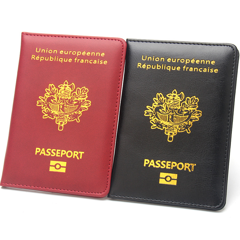 Travel Accessories India - Porte-passeport en cuir haut de gamme,