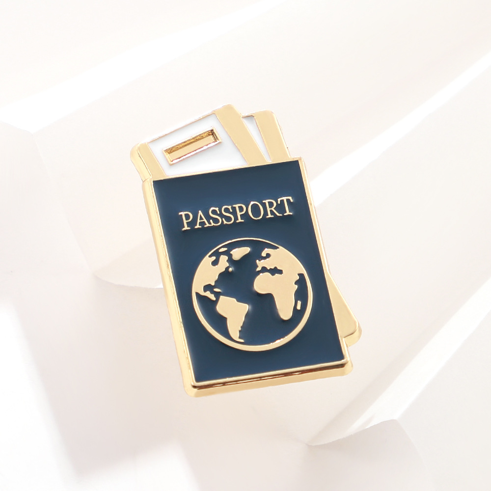 Broche en émail pour passeport - Travel Accessories India avis et prix