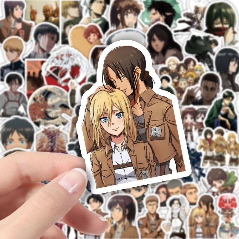 60 autocollants anime Attack o - Luggage Cover Protector avis et prix